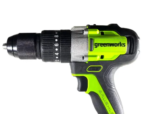 Дрель-шуруповерт ударная Greenworks GD24DD60 24V 3704107 (60 Нм) аккумуляторная бесщеточная