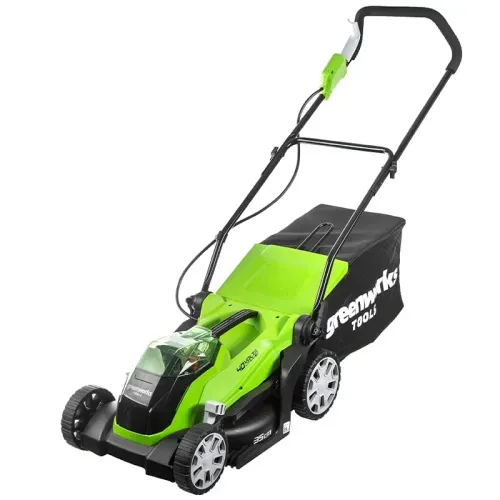 Газонокосилка аккумуляторная Greenworks 35 см 40V G40LM35 2501907, без АКБ и ЗУ