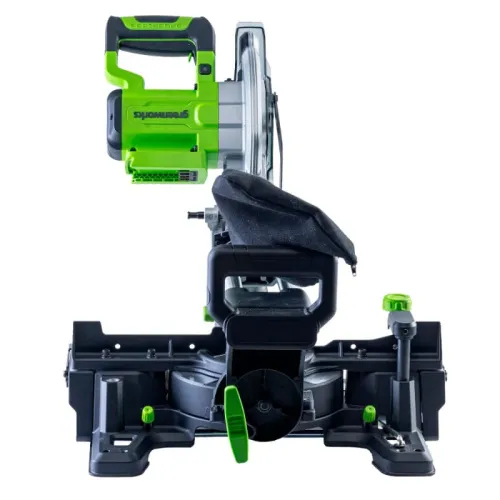 Торцовочная пила Greenworks GD24MS216 24V 1501707 (216x30 мм) с протяжкой бесщеточная аккумуляторная