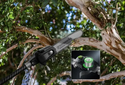 Высоторез-сучкорез телескопический Greenworks PS102T 82V 1402407 (25 см) бесщеточный аккумуляторный