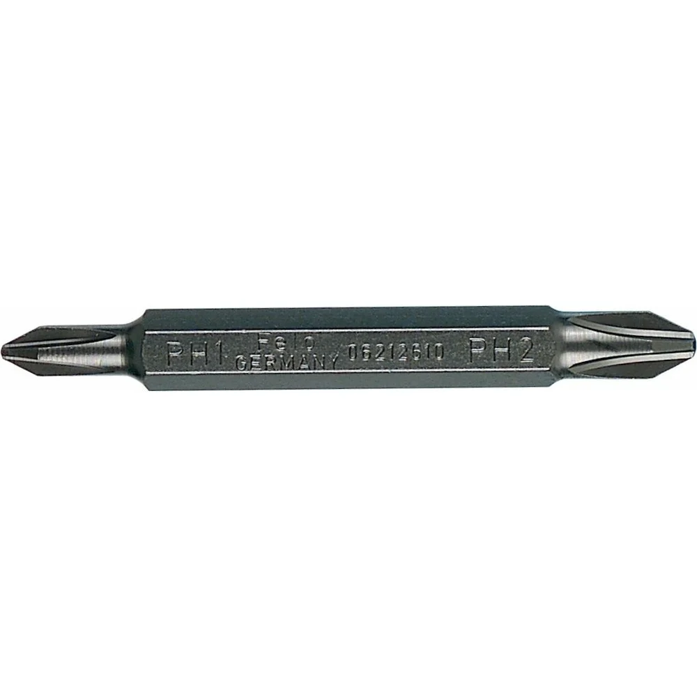 Бита двухсторонняя серия Industrial (PH1/PH2; 60 мм) Felo 06212610 — детальное фото
