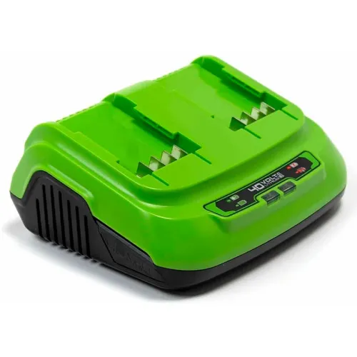 Быстрое зарядное устройство на 2 слота Greenworks G40UC8 40V 2938807 — детальное фото