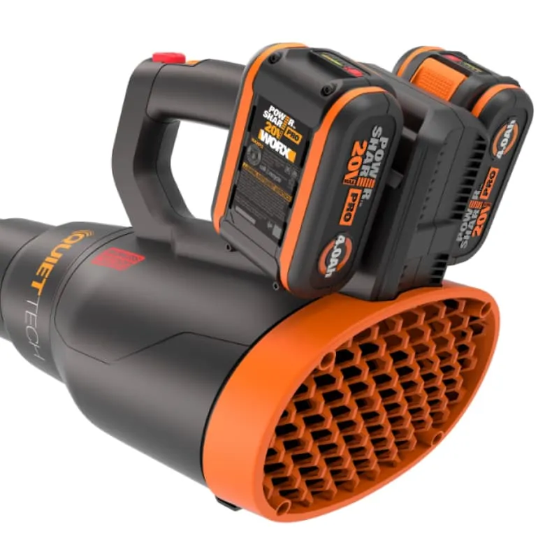 Воздуходувка WORX WG581E 40V 225 км/ч аккумуляторная бесщеточная — детальное фото