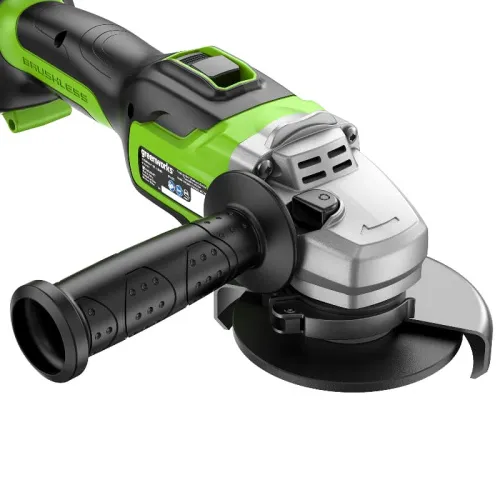 Угловая шлифмашина (болгарка) Greenworks GD24AG 24V 3200207 (125 мм) бесщеточная аккумуляторная