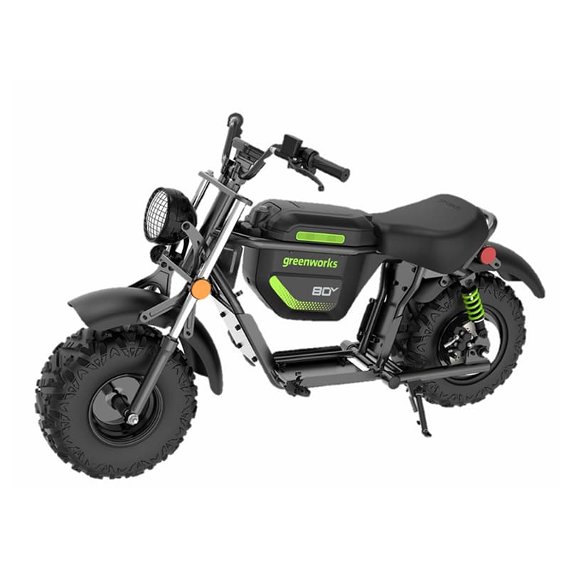 Мини-мотоцикл для бездорожья Greenworks MB53000 82V аккумуляторный — детальное фото