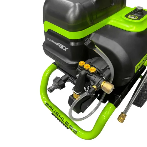 Мойка высокого давления Greenworks GDPW60DP 60V 5106207 (250 бар) с портом на два аккумулятора бесщеточная аккумуляторная — детальное фото