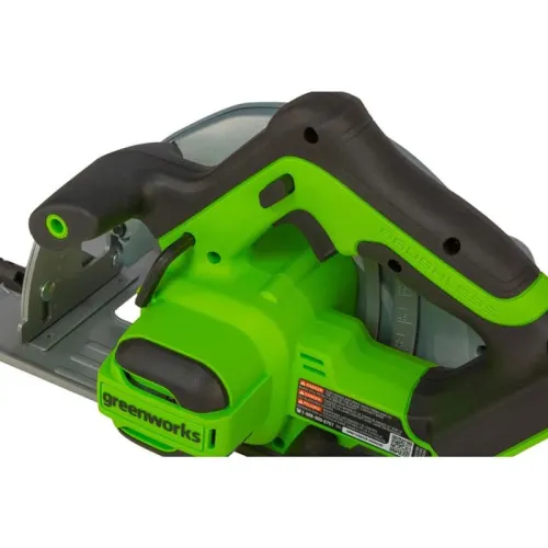 Циркулярная пила Greenworks GD24CS 24V 1500907 бесщеточная аккумуляторная — детальное фото